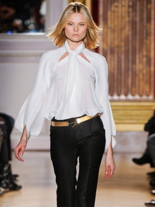 Прозрачные блузки, как носить. С чем носить блузку из прозрачной ткани 01