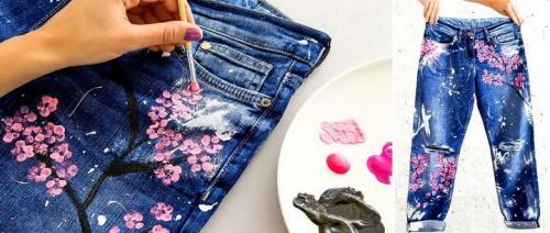 Как украсить детские джинсы бусинами. Украшение джинсов: лучшие идеи