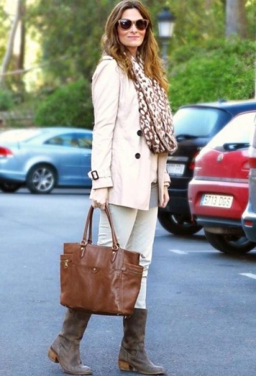 Тренч для женщин 50 лет. Ткань и фасон плаща для 50-летней 04