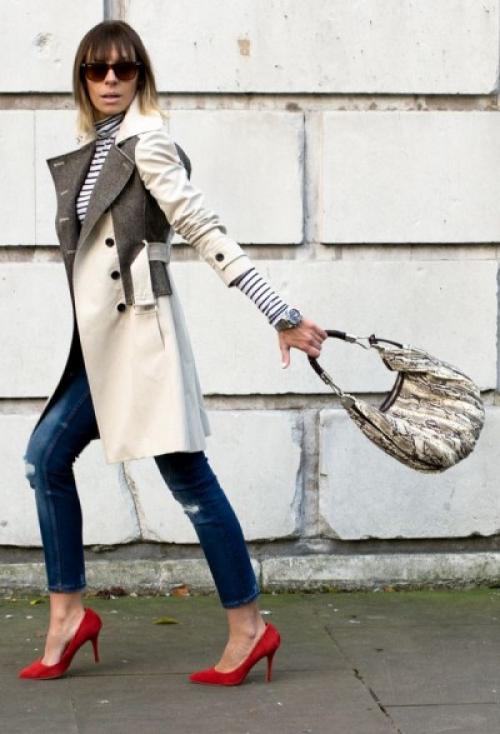 Тренч для женщин 50 лет. Ткань и фасон плаща для 50-летней 01