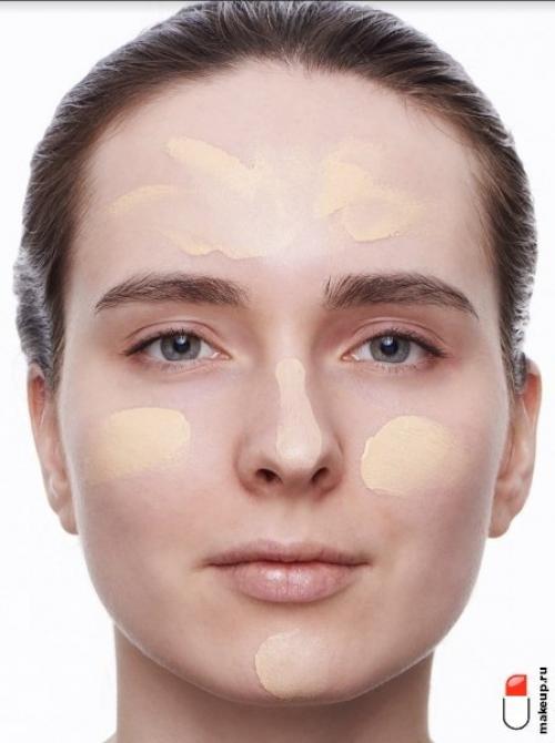 Как правильно наносить тон на лицо. Порядок нанесения макияжа: 6 шагов