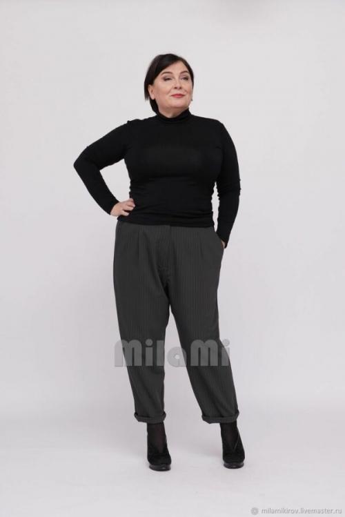 Брюки после 50 лет. Актуальные брюки для полных дам старше 55-ти лет