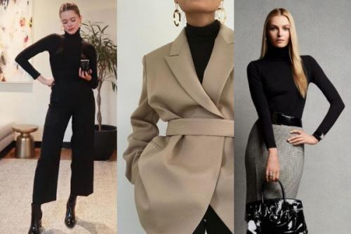 С чем носить черную водолазку 2019. Как носить водолазки: черная, серая и цветная