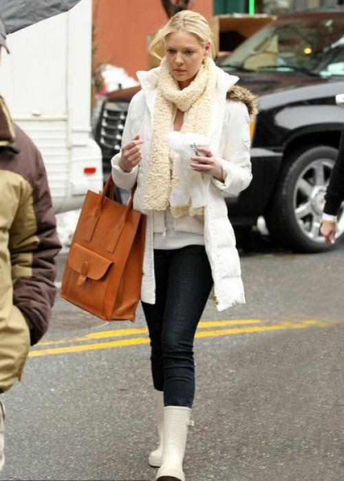 Какую обувь подобрать к пуховику. Палитра и материалы 34