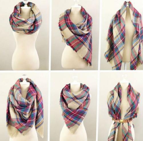 Как красиво завязать платок на голове летом. Как носить большой платок — 10 способов и 100 фото