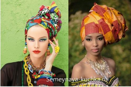 Как на голову шарф. шарф-палантин на голове.