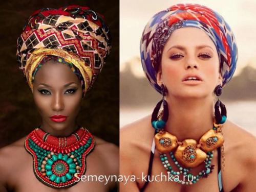 Как на голову шарф. шарф-палантин на голове.