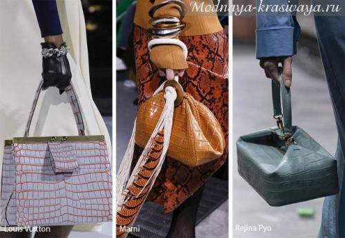 Какие этой осенью модные сумки. Модные женские сумки осень-зима 2020-2021: новинки и тренды на любой вкус