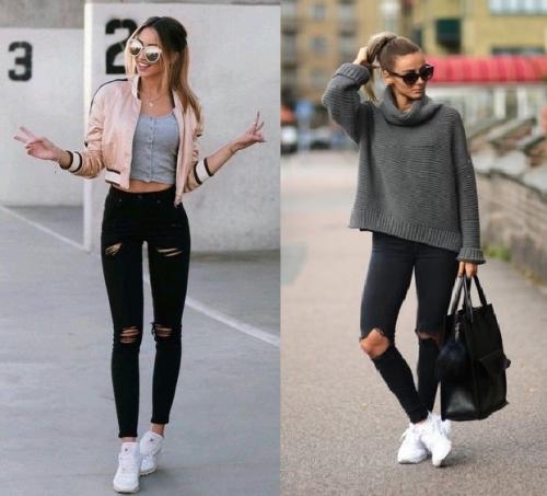 С чем сочетать розовые кроссовки. С чем носить розовые кроссовки? 06