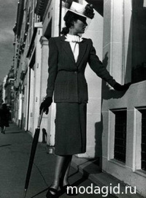Мода 40-х годов мужчины. Назад в прошлое. Мода 40-х г. ХХ века