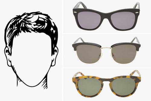 Как подобрать солнцезащитные очки по форме лица для мужчин. Как подобрать солнцезащитные очки по форме лица?