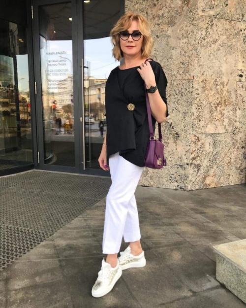 Модные образы для женщин з.  Прекрасные женщины в 40 и одежда