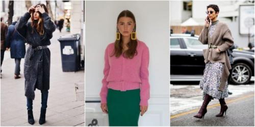 С чем носят кардиган женщины. Женщинам