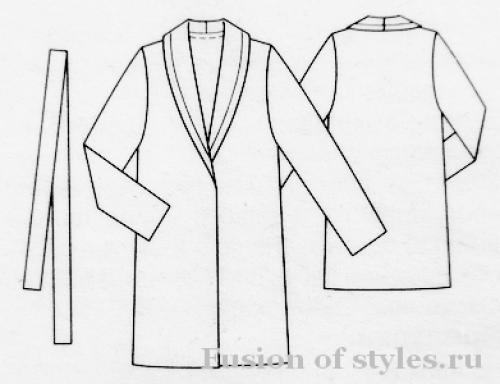 Жакет женский из трикотажа. Женский жакет из двухстороннего трикотажа