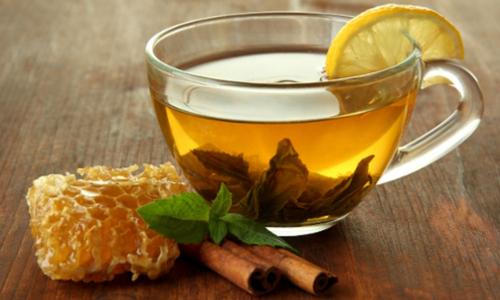 Мед зеленый чай и лимон. Рецепт