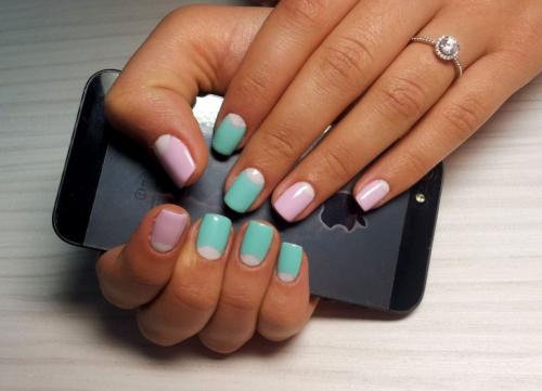 Варианты однотонного маникюра. Однотонный маникюр: сложный минимализм каждой детали! 68 фото, как это делается правильно