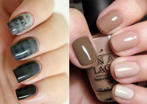 Варианты однотонного маникюра. Однотонный маникюр: сложный минимализм каждой детали! 68 фото, как это делается правильно