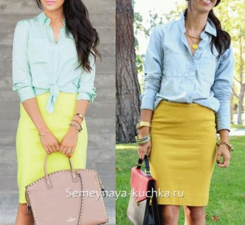 С чем носить юбку карандаш. ЮБКА-КАРАНДАШ — 105 фото-советов с чем носить.