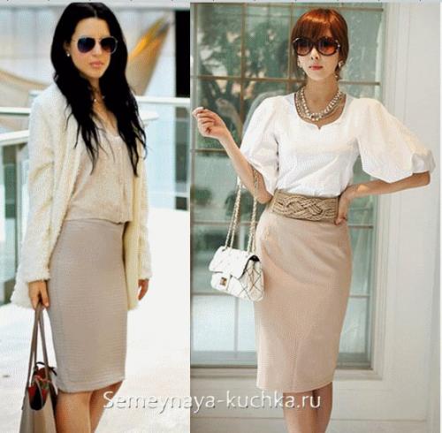 С чем носить юбку карандаш. ЮБКА-КАРАНДАШ — 105 фото-советов с чем носить.