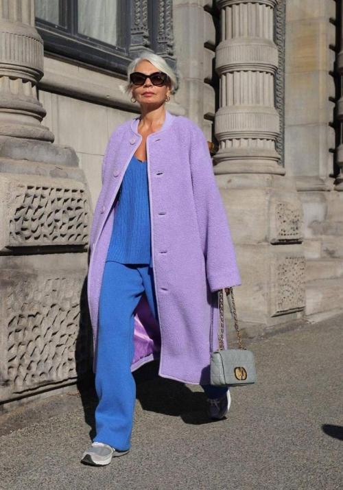 Мода для женщин за 50 в 2021 году осень-зима. Шикарный возраст: модные осенние образы 2021 от женщин-блогеров после 50 20