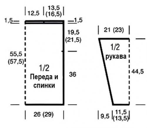 Модные свитера 2021 спицами схемы. Вязание спицами для женщин: модные модели 2022 года с описанием
