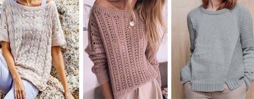 Модные свитера 2021 спицами схемы. Вязание спицами для женщин: модные модели 2022 года с описанием
