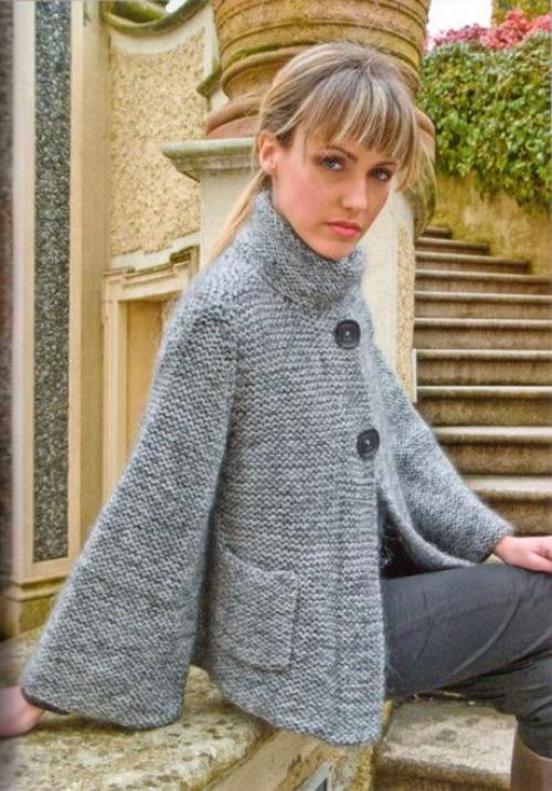 Для женщин Жакеты и кофты. Жакет спицами, подборка