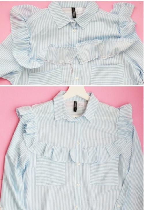 Какие творческие способы аксессуаризации мужской рубашки для женщин. Превращаем простые рубашки в очаровательные женские блузки. Подборка мастер-классов и идей