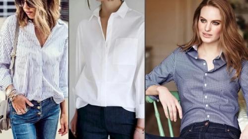 Какие стили мужских рубашек лучше всего подходят для женщин. Рубашки