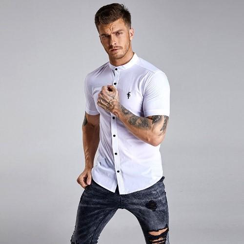 Советы по стильному ношению мужской рубашки с коротким рукавом для девушек 05 Советы по стильному ношению мужской рубашки с коротким рукавом для девушек 05