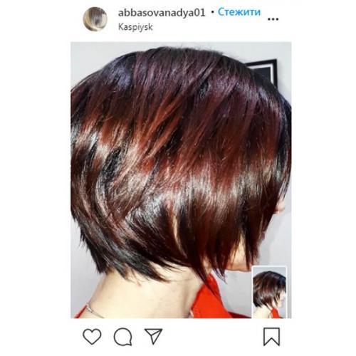 Как называется стрижка с разной длиной на концах волос 24