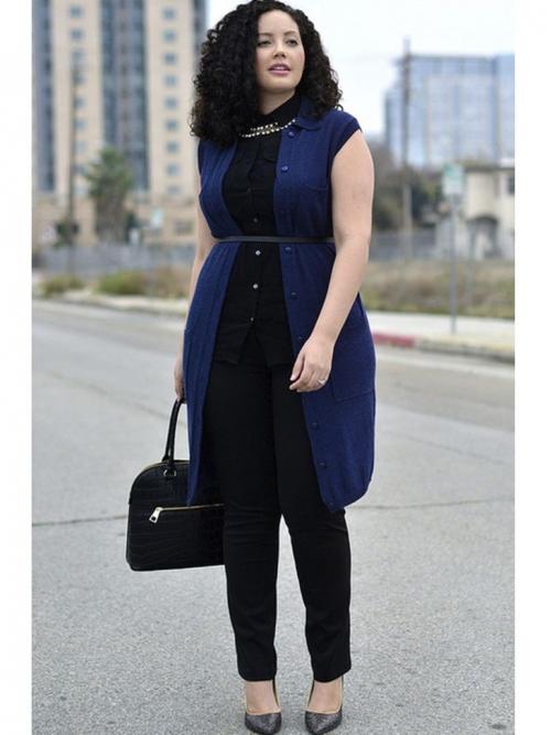 Мода для полных осень-зима 2021. Мода для полных женщин на осень-зиму 2020-2021 26