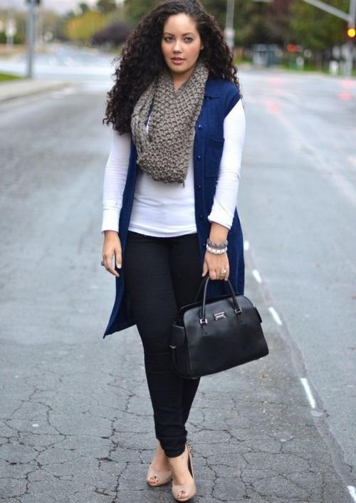 Мода для полных осень-зима 2021. Мода для полных женщин на осень-зиму 2020-2021 27