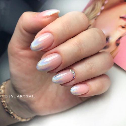 Маникюр с втиркой на кончиках. Какую втирку выбрать для дизайна ногтей