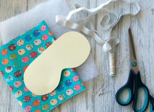 Маска для сна своими руками. Очки для сна своими руками (выкройка)