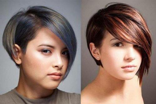 Какие короткие стрижки без укладки подходят для разных форм лица. Стрижки на короткие волосы для круглого лица: 10 модных идей