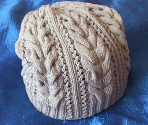 Вязаные шапки спицами для женщин 50 лет своими руками. Шапка спицами, подборка