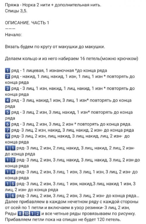 Объемная шапка спицами для женщин 40 лет. Простая шапка спицами с отворотом 18