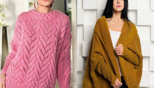 Как связать кофту спицами для женщины. Женский свитер спицами: разновидности, особенности 04 Как связать кофту спицами для женщины. Женский свитер спицами: разновидности, особенности 04