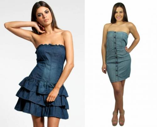 Как носить джинсовое платье. 1 тренд и 3 образа: как носить джинсовое платье? 06