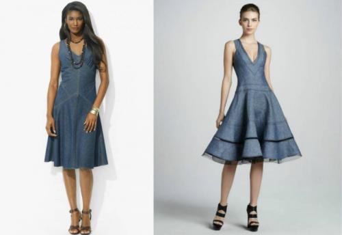 Как носить джинсовое платье. 1 тренд и 3 образа: как носить джинсовое платье? 07