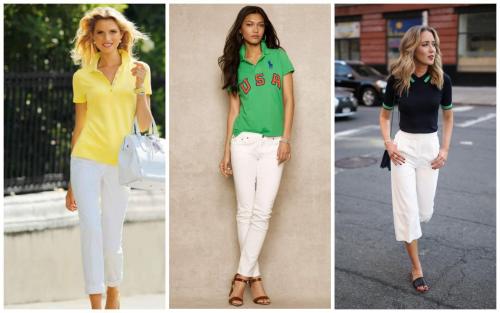 С чем можно сочетать мужскую футболку в женском образе. С чем носить женскую футболку поло