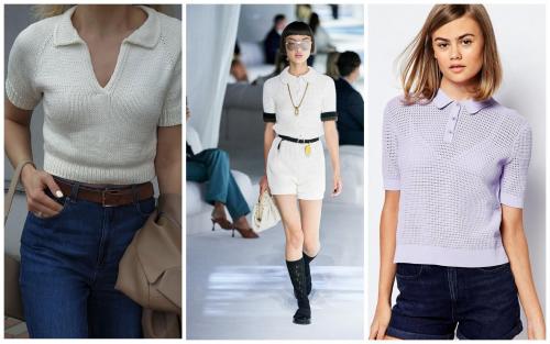 Какие туфли выбрать, чтобы образ в футболке выглядел более женственно. С чем носить женскую футболку поло