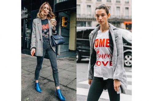 Как носить футболку в холодное время года. С чем носить легкую футболку зимой