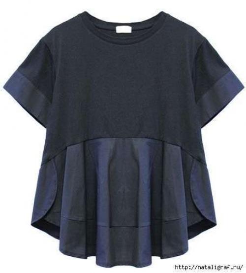 Как сделать футболку более элегантной.