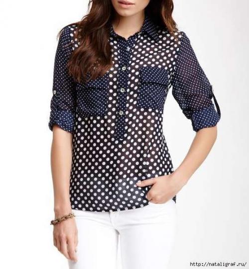 Как сделать футболку более элегантной.