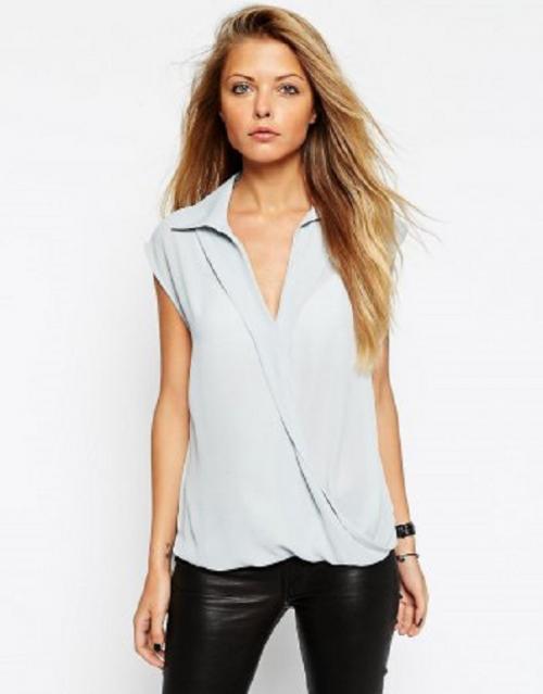 Кофточки с короткими рукавами. Фасоны летних блузок