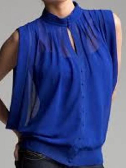 Кофточки с короткими рукавами. Фасоны летних блузок 16