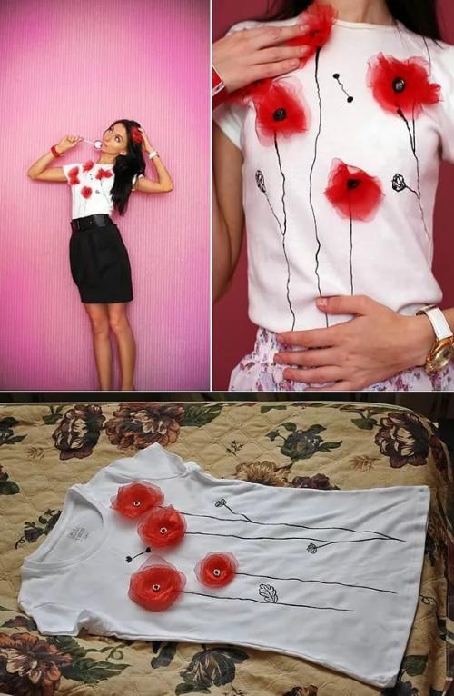 Можно ли использовать дополнительные аксессуары для украшения завязанной футболки. Как своими руками украсить футболку, идеи и полезные советы