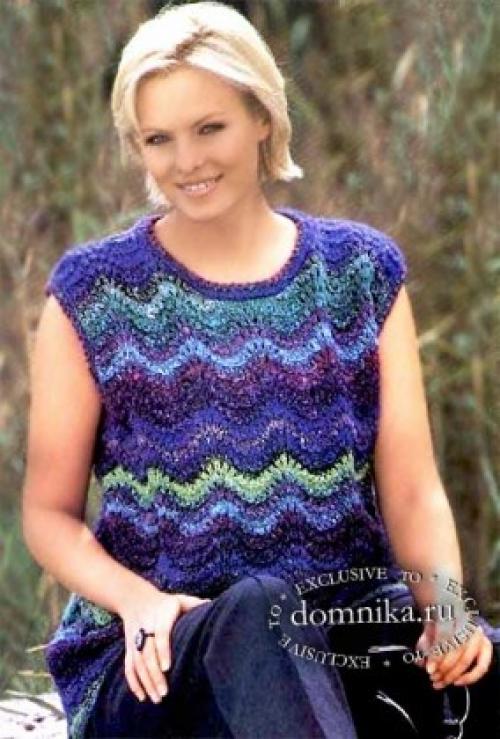 Кофточки спицами и крючком схемы - женские кофточки описания вязания - Страница 3